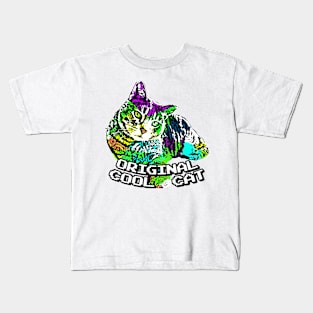 80's Inspired Original Cool Cat Kids T-Shirt